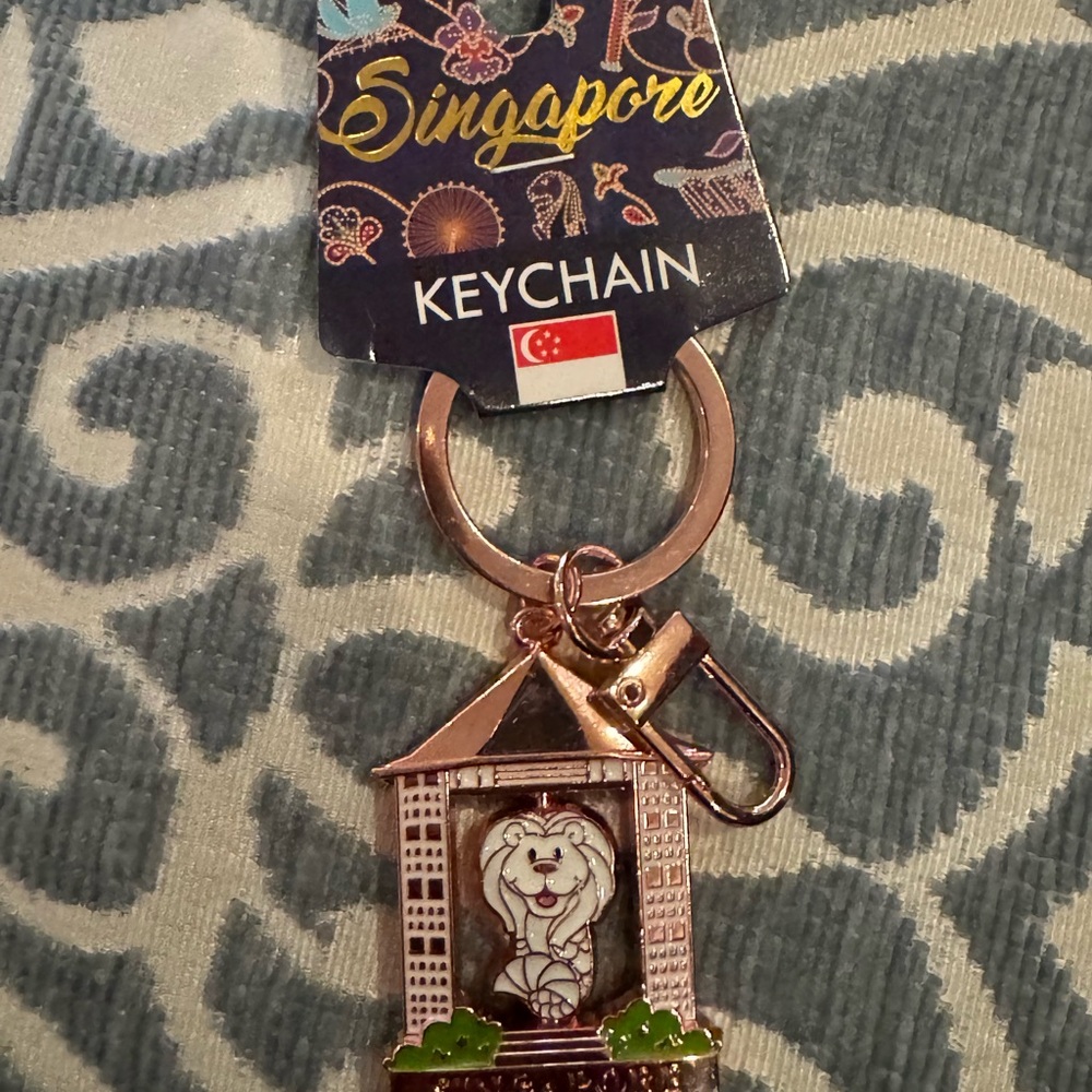 Singapore Lion Keychain